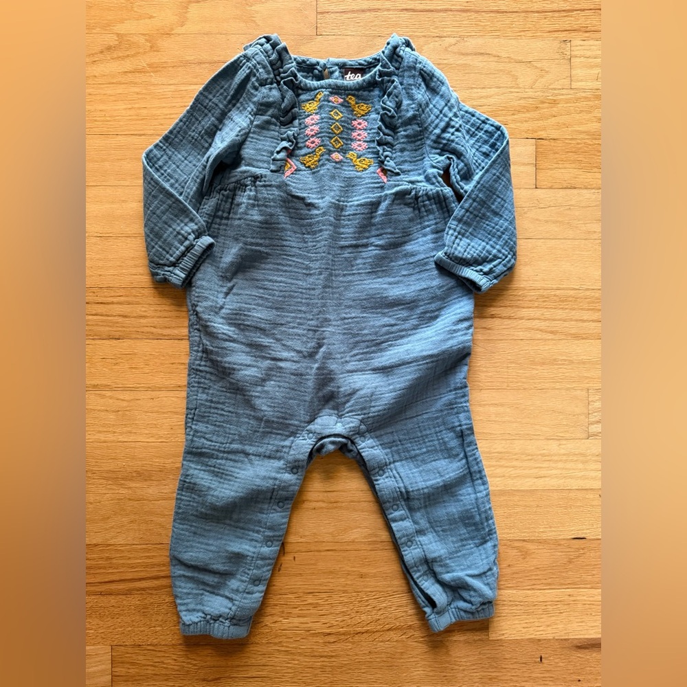 VGUC Tea Collection Muslin Romper
